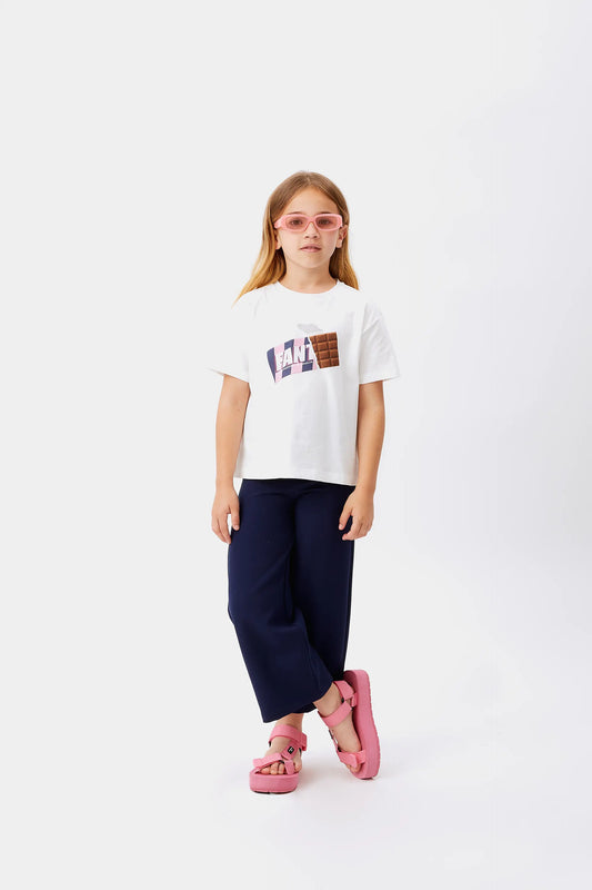 Camiseta unisex Chocolate blanca