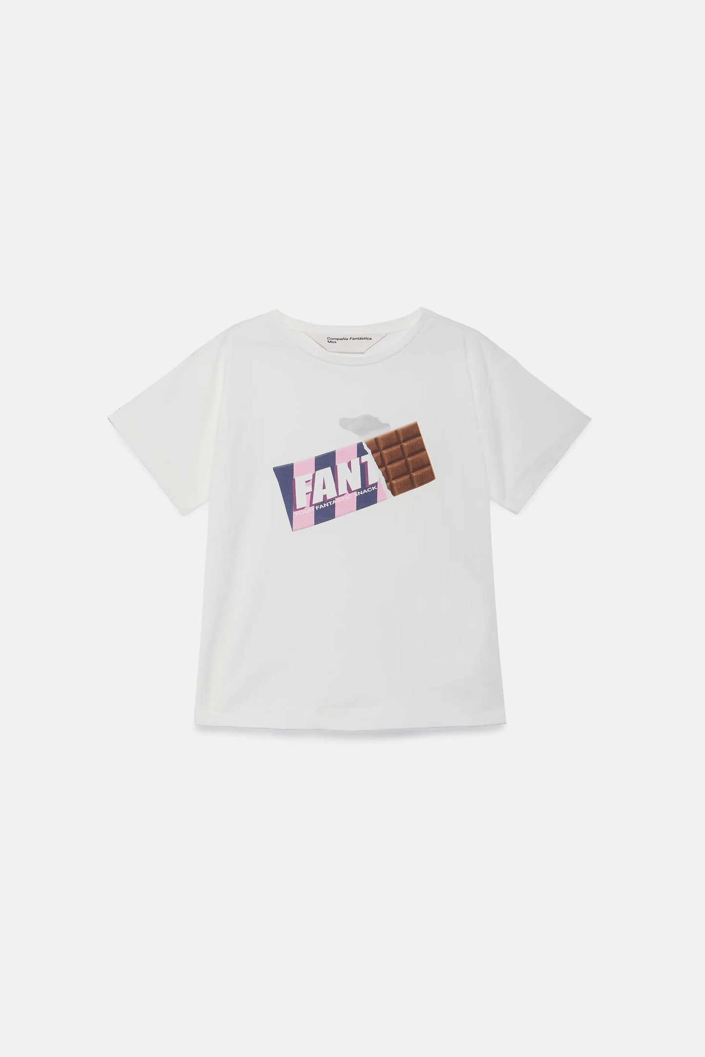 Camiseta unisex Chocolate blanca