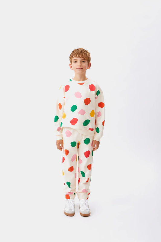 Jogger unisex con stampa a pois