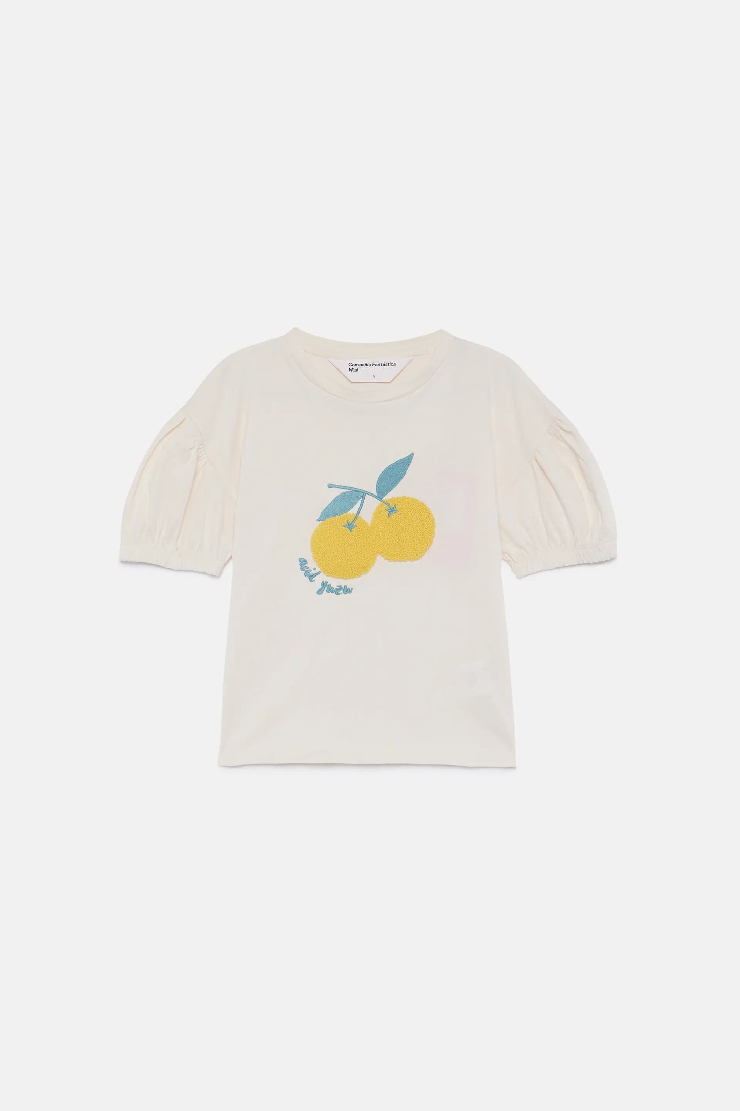 Girl's Yuzu print t-shirt