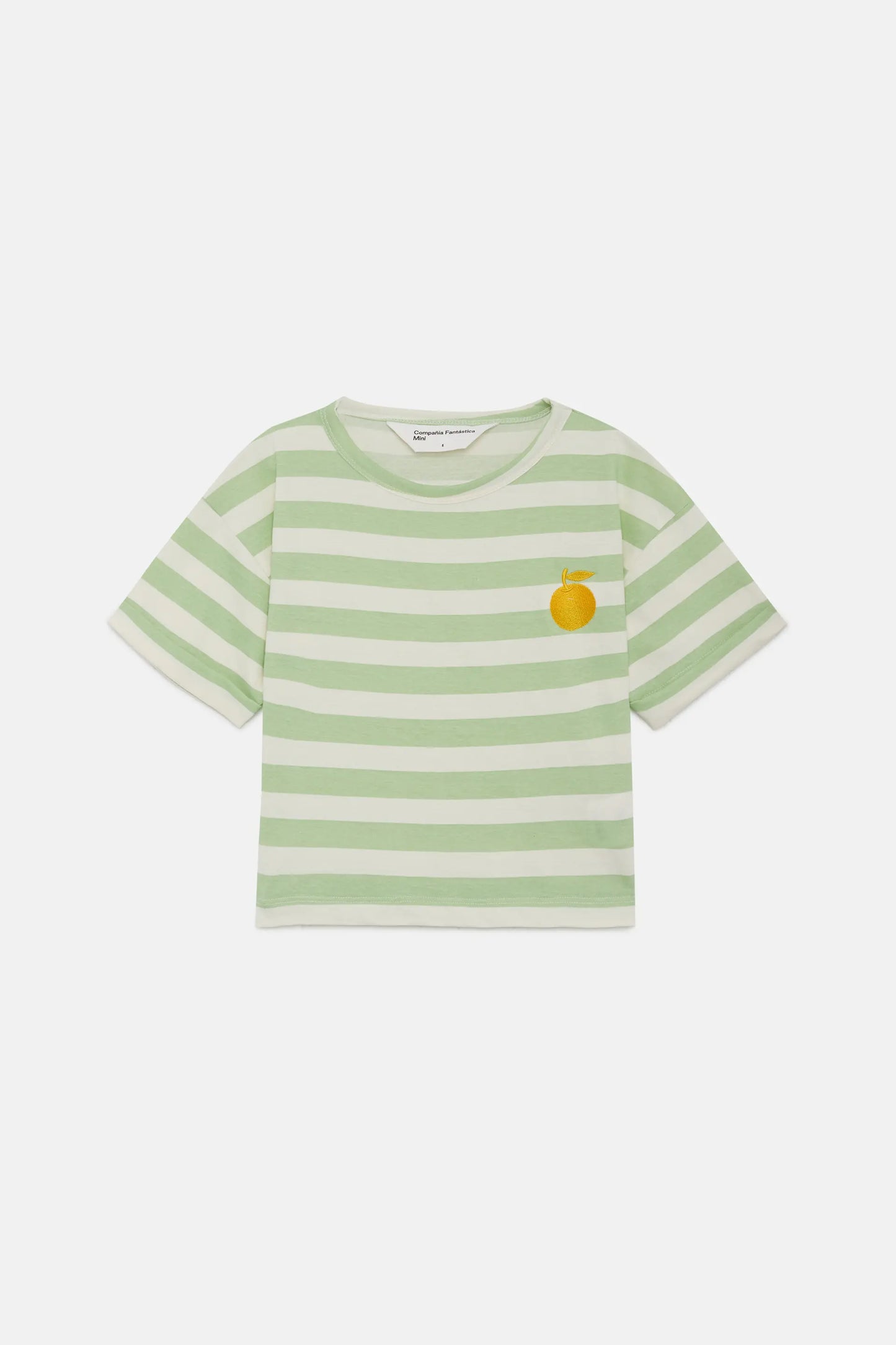 Camiseta unisex de rayas verdes