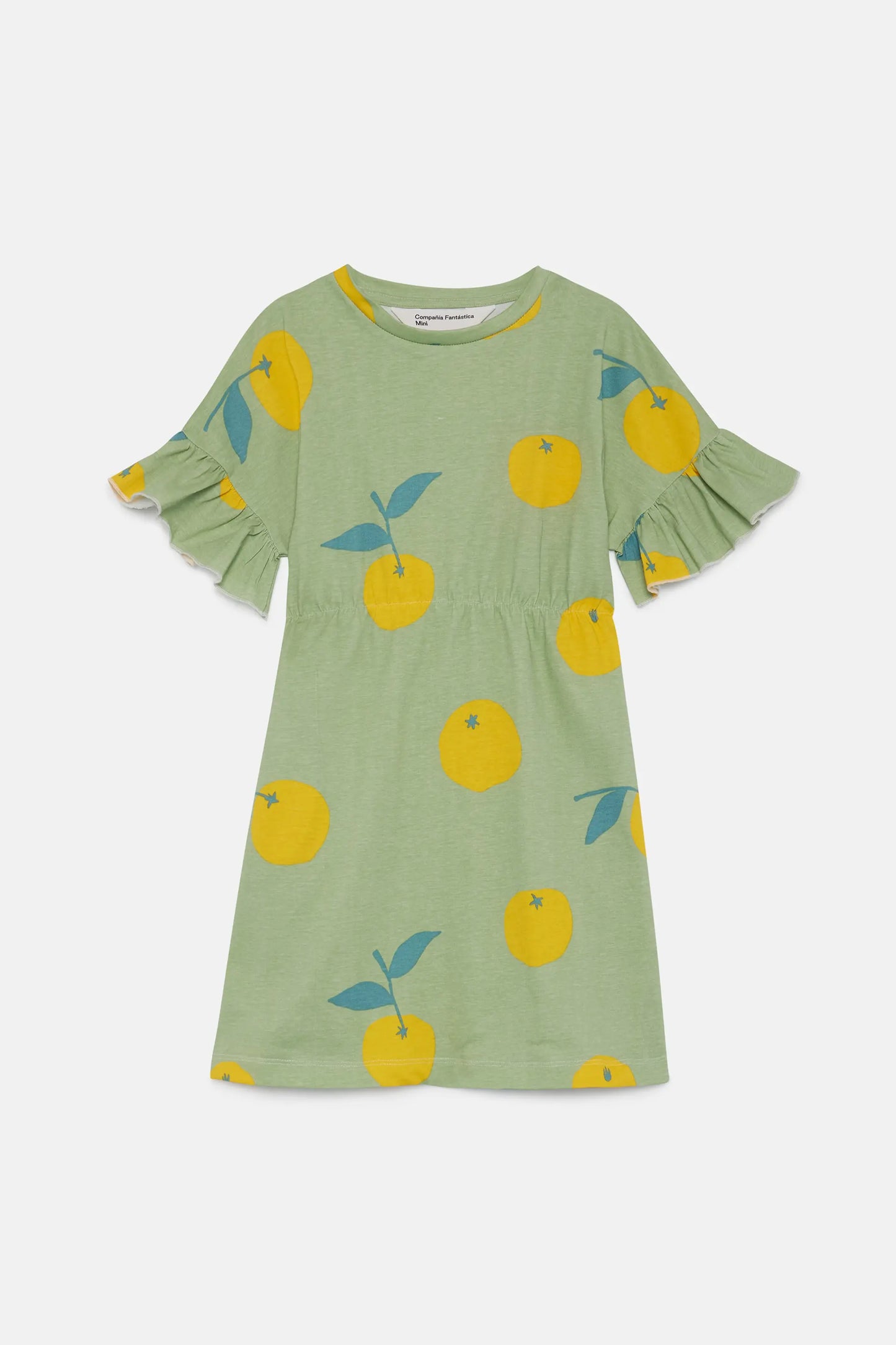 Vestido corto de niña estampado Yuzu