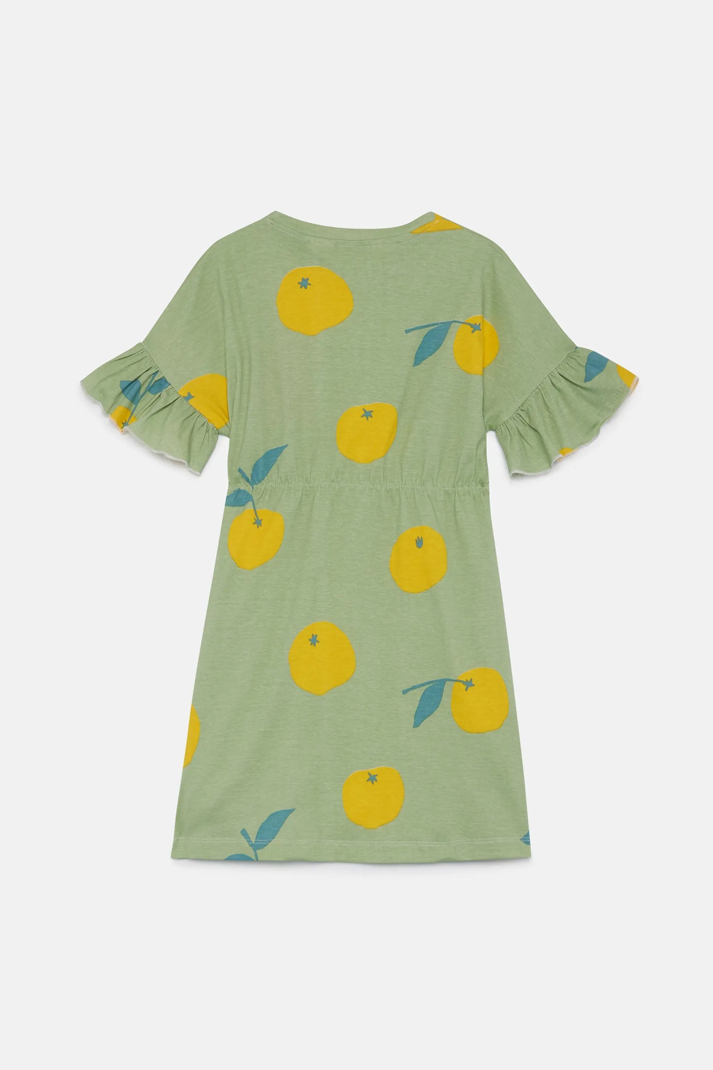 Vestido corto de niña estampado Yuzu
