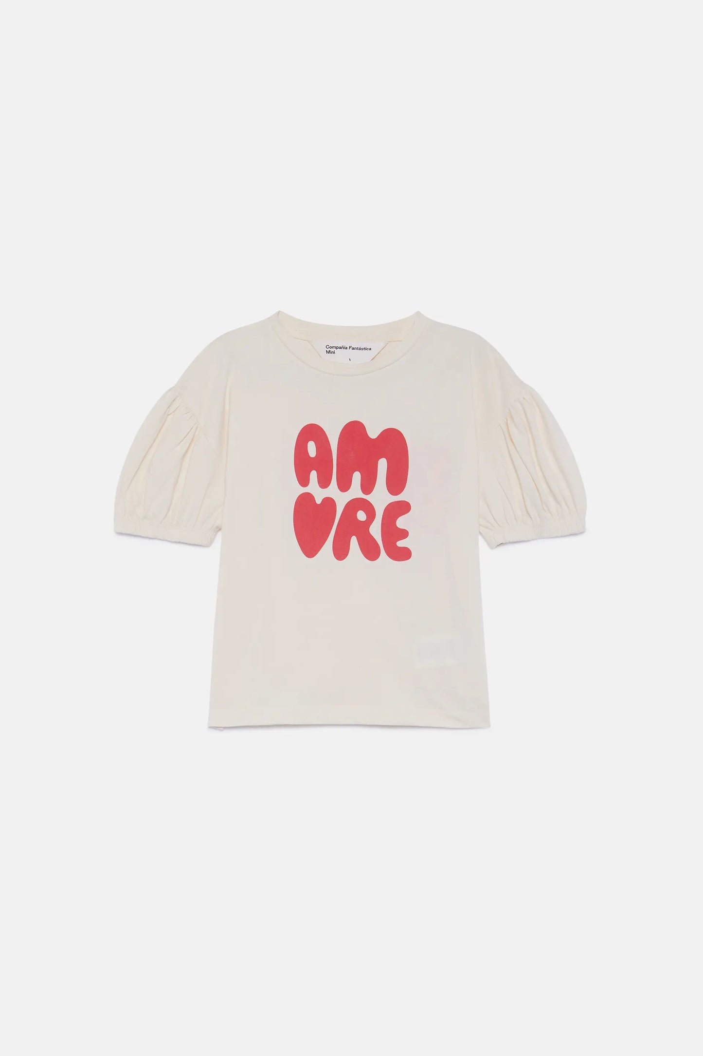 White Amore girl's t-shirt