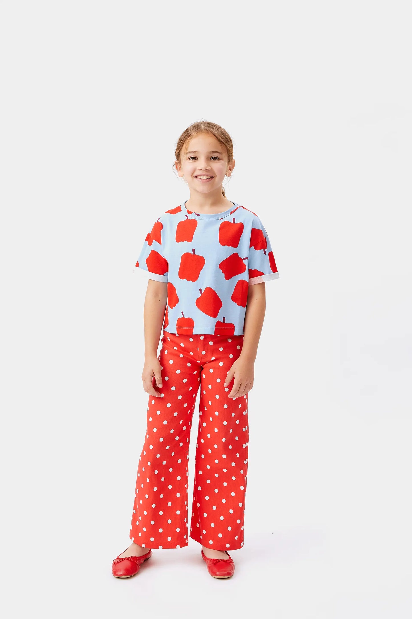 Camiseta unisex estampado pimientos