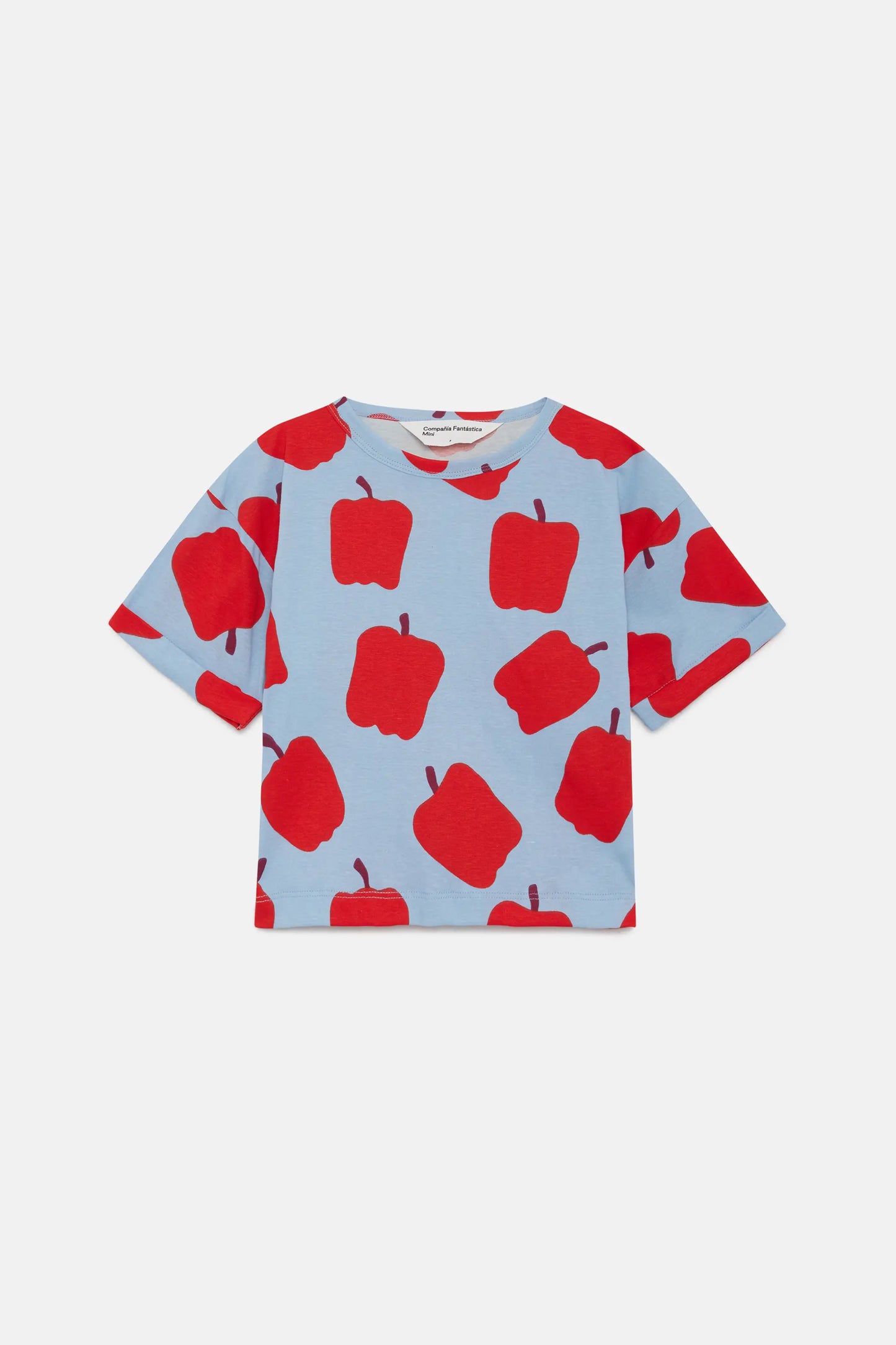 Camiseta unisex estampado pimientos