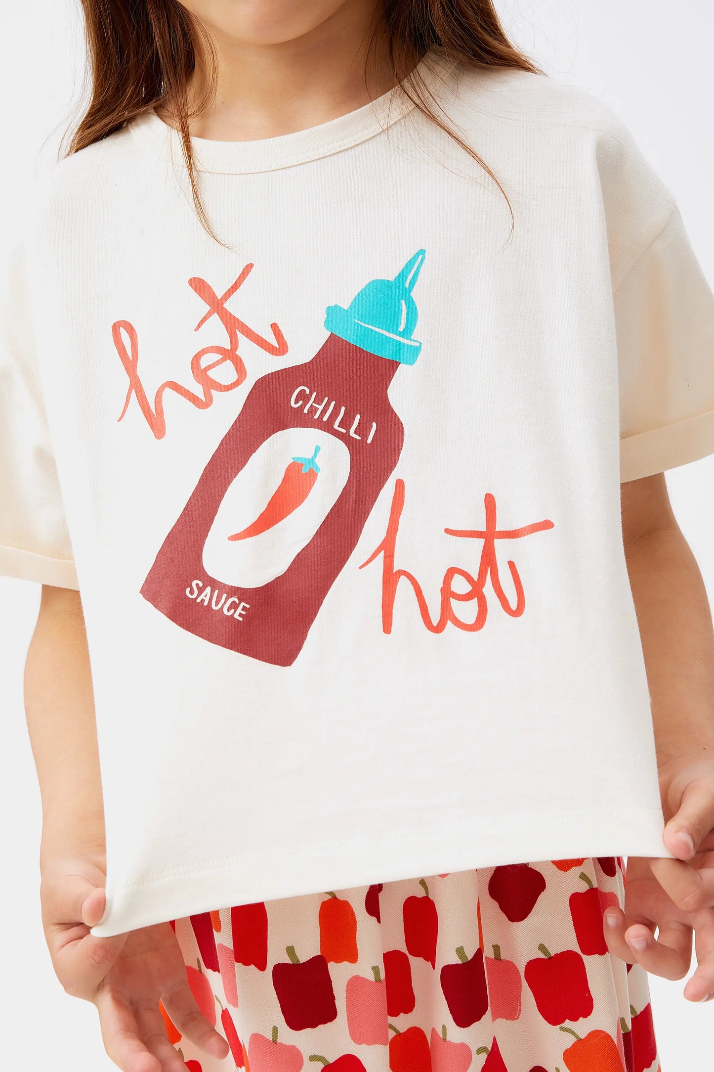 T-shirt unisex con stampa White Chilli