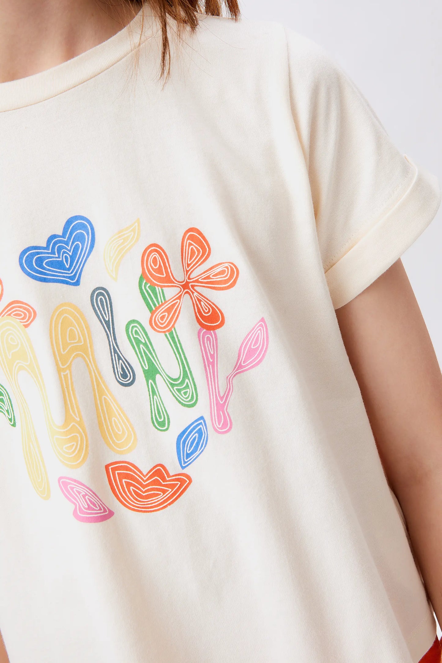 Camiseta unisex print Fantastica blanca