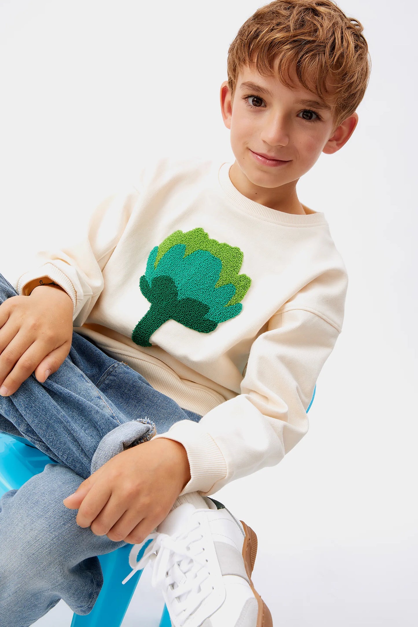Artichoke print unisex sweatshirt