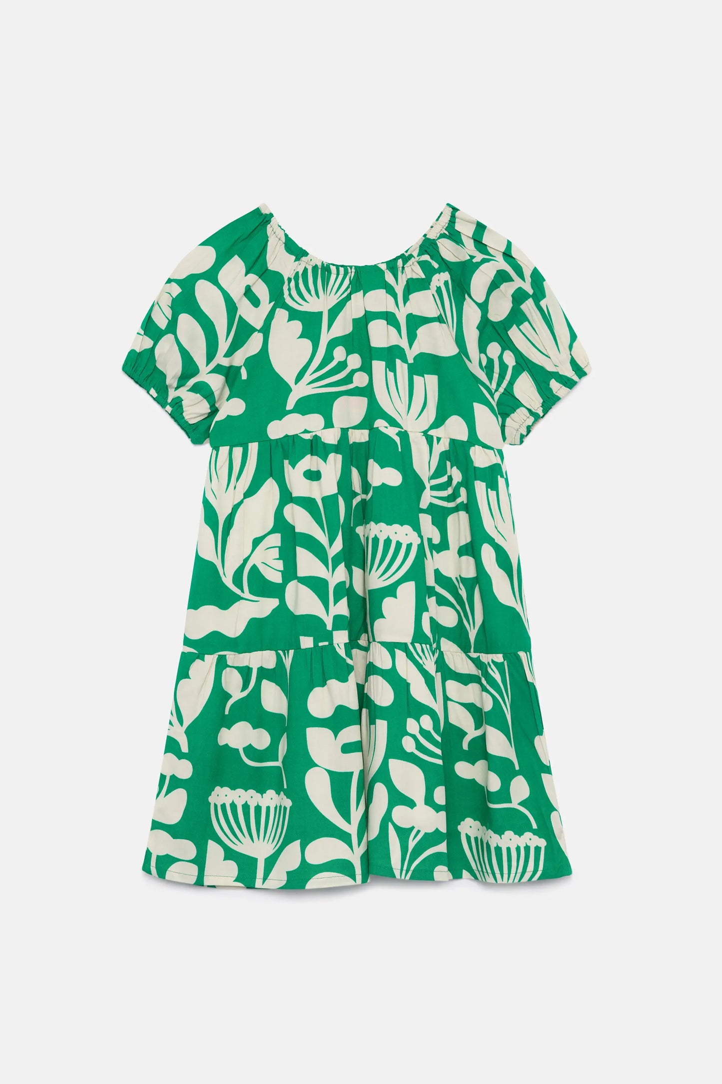 Vestido corto de niña floral Hortencia