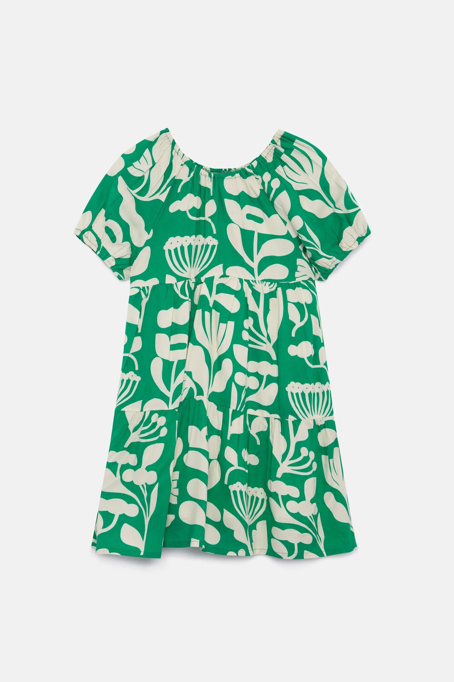 Vestido corto de niña floral Hortencia
