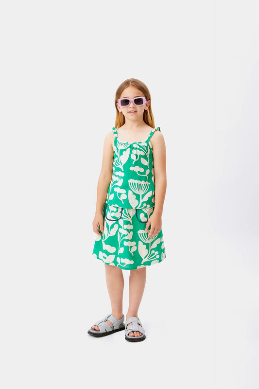 Top de niña floral Hortencia