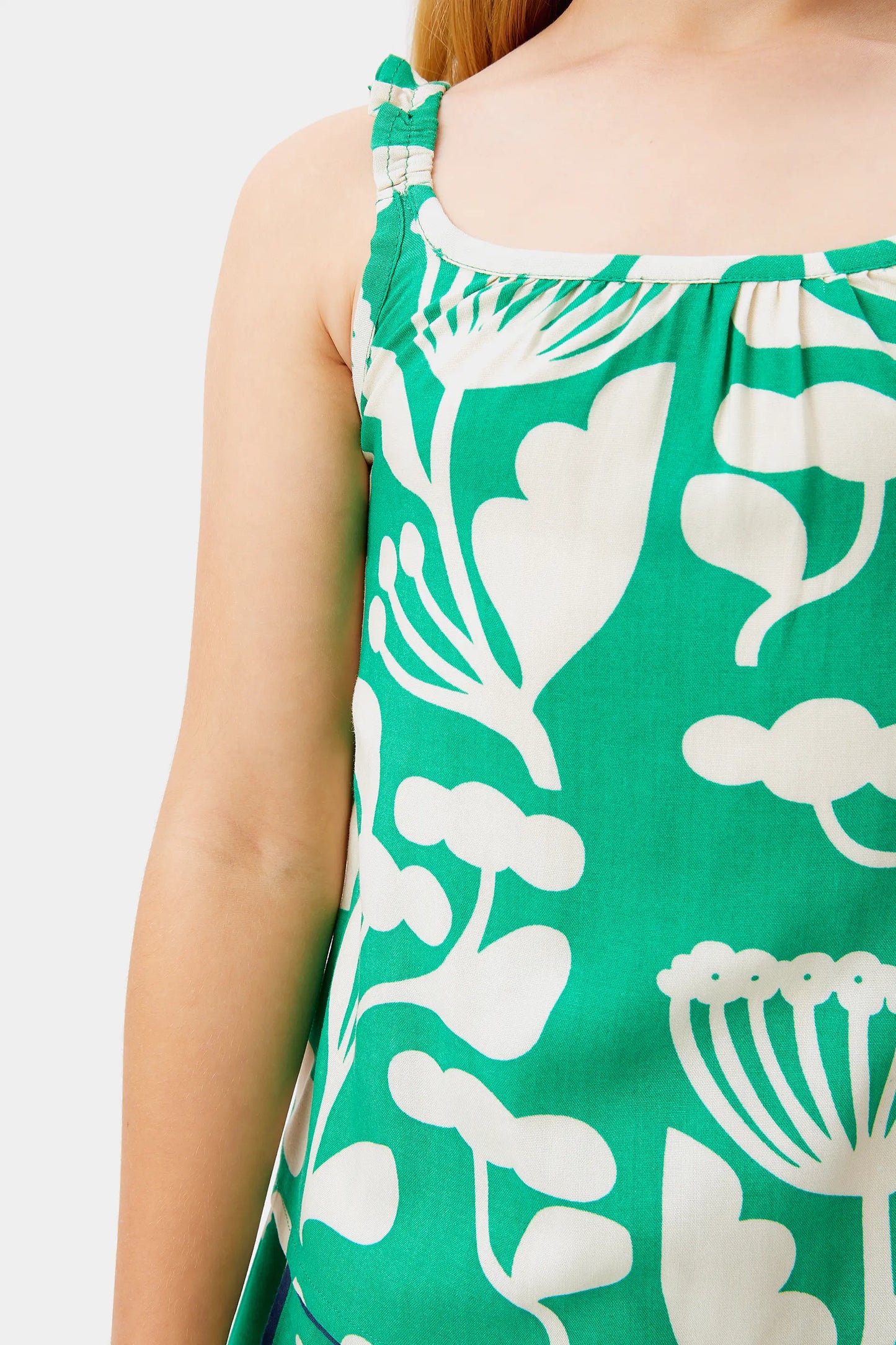 Hortencia floral girl's top