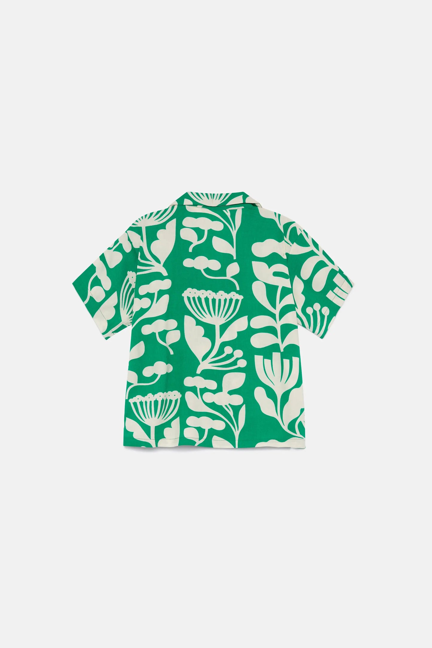 Camisa unisex floral Hortencia