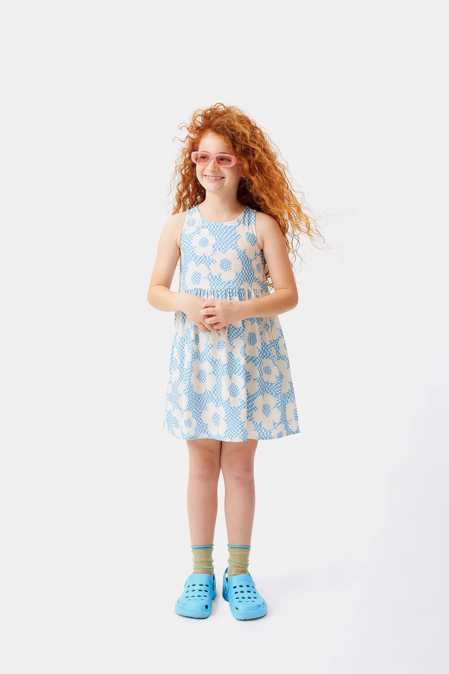 Flower Box Girl's Short Floral Dress