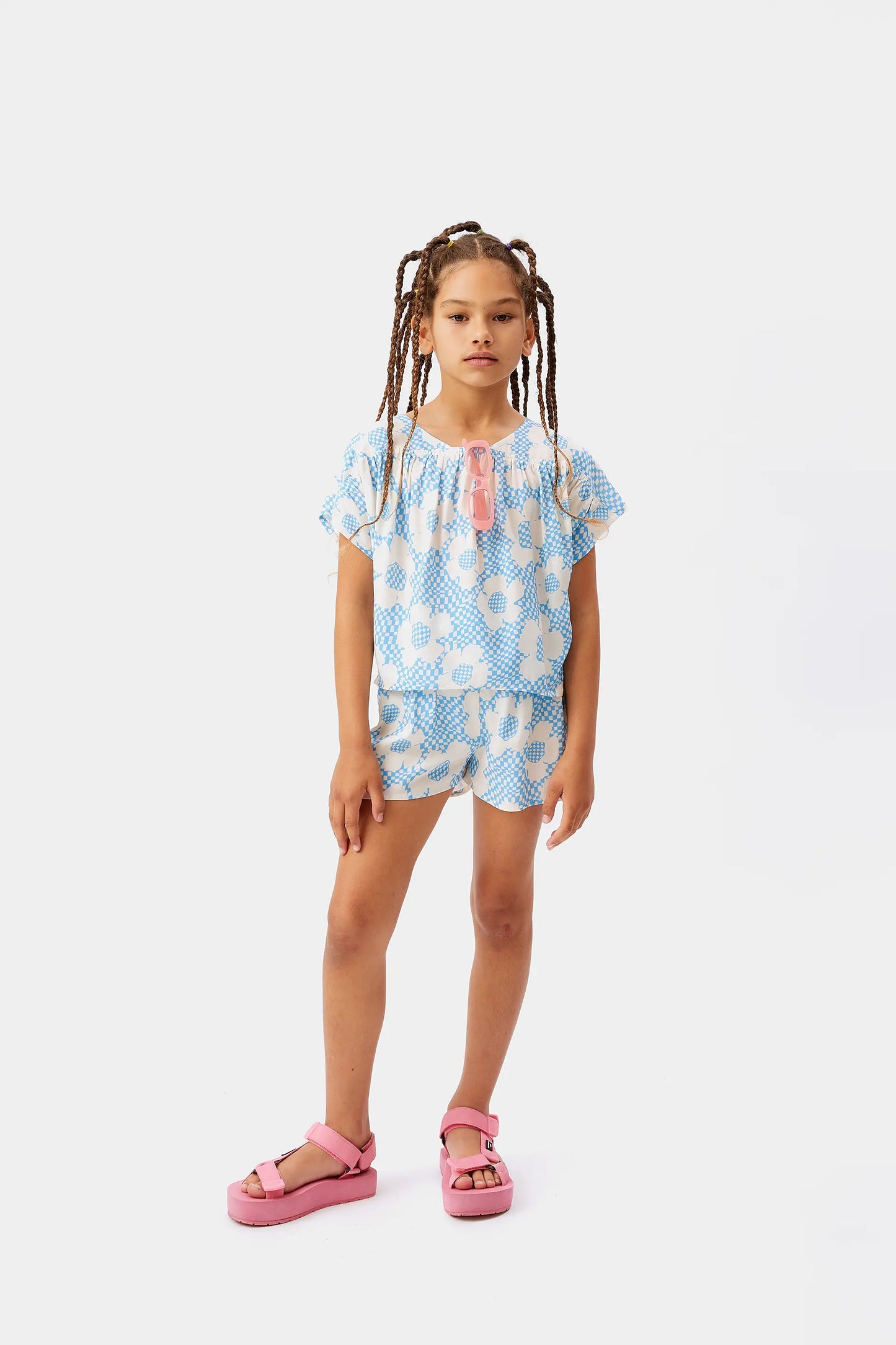 Top de niña floral Flower Box