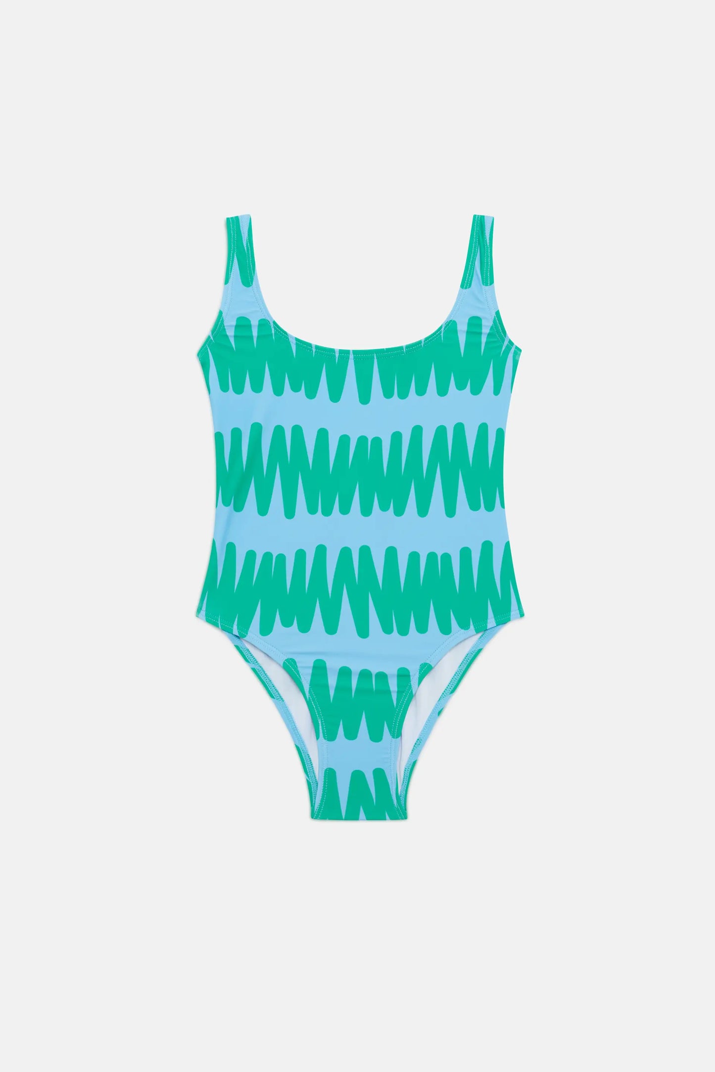 Summer Vibes striped girl's swimsuit