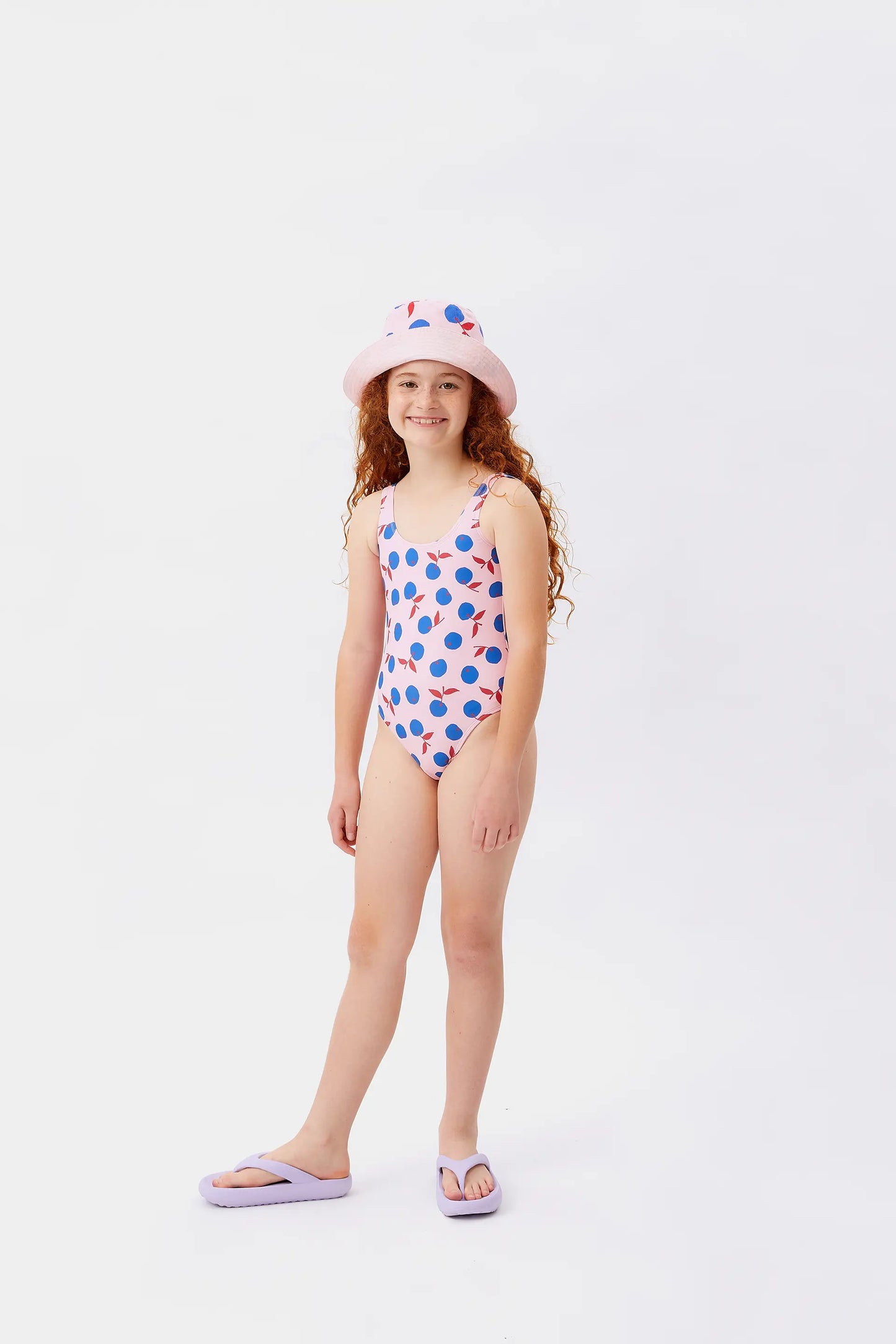 Bañador de niña estampado Yuzu Beach