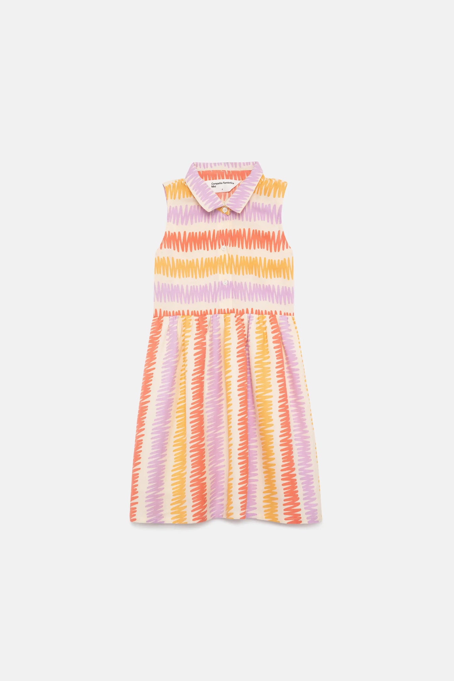 Vestido corto de niña rayas Summer Vibes