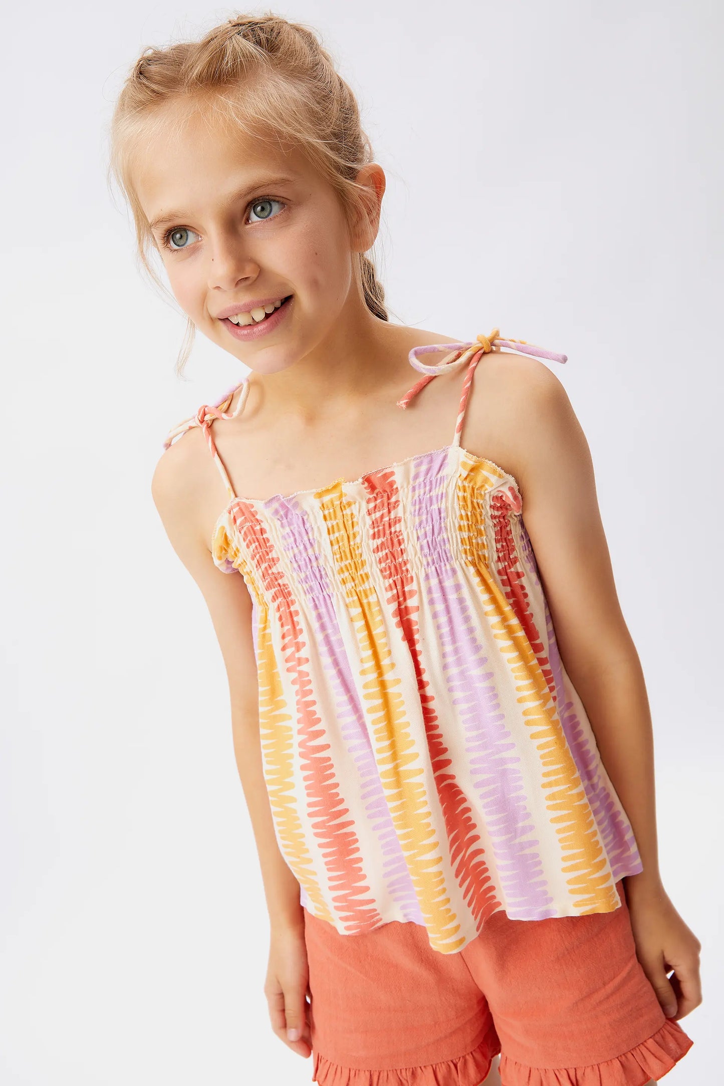 Summer Vibes girl's striped top