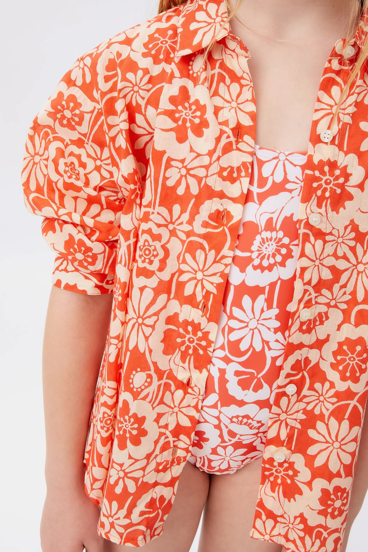 Beach Flower Unisex Floral Shirt