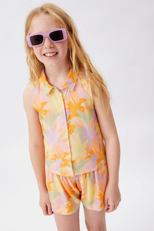 Camisa de niña floral Pluvia