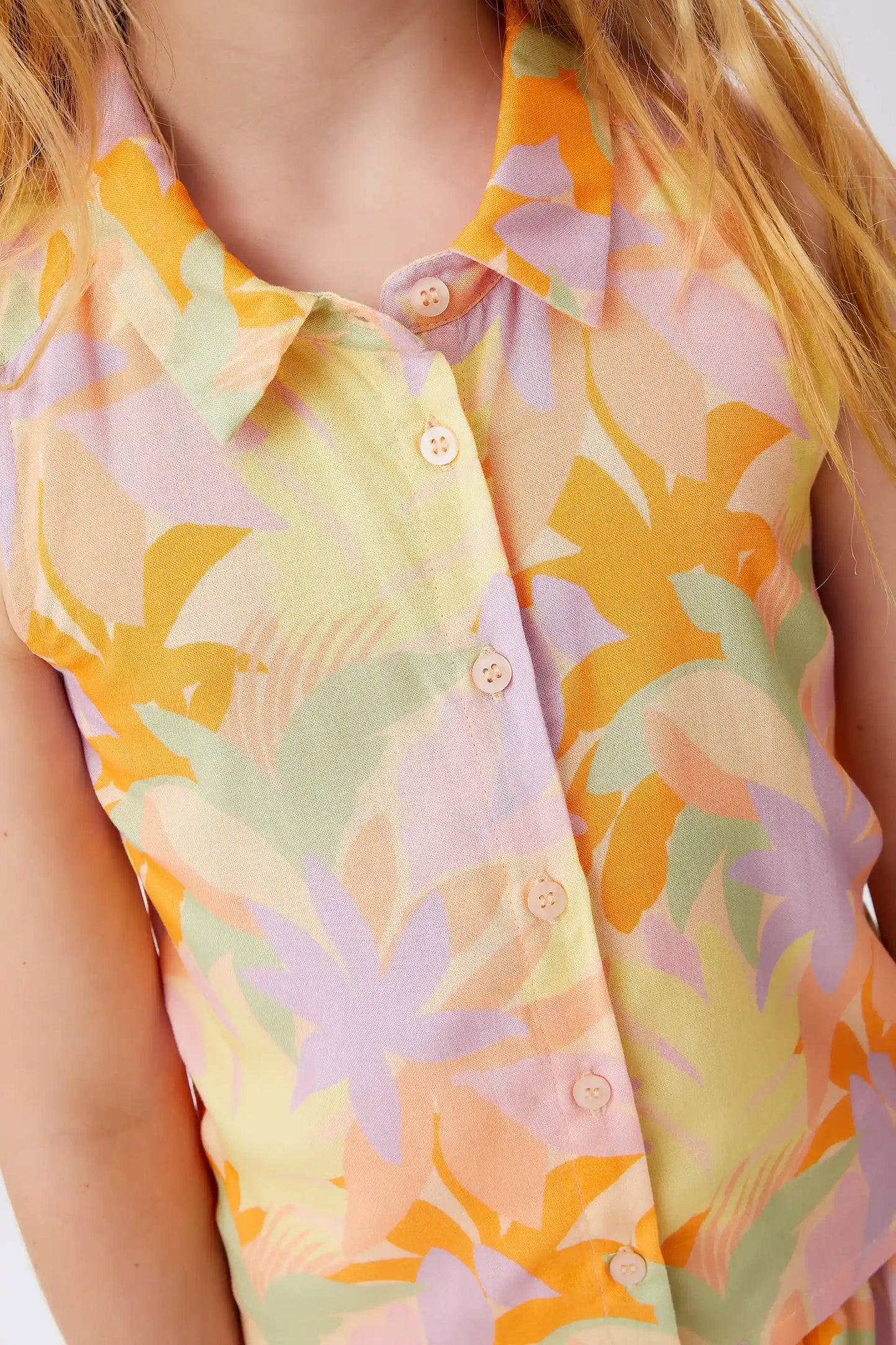 Pluvia Floral Girl's Shirt