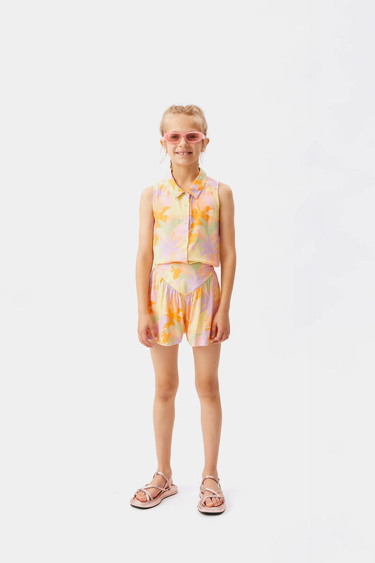 Shorts bambina floreali Pluvia