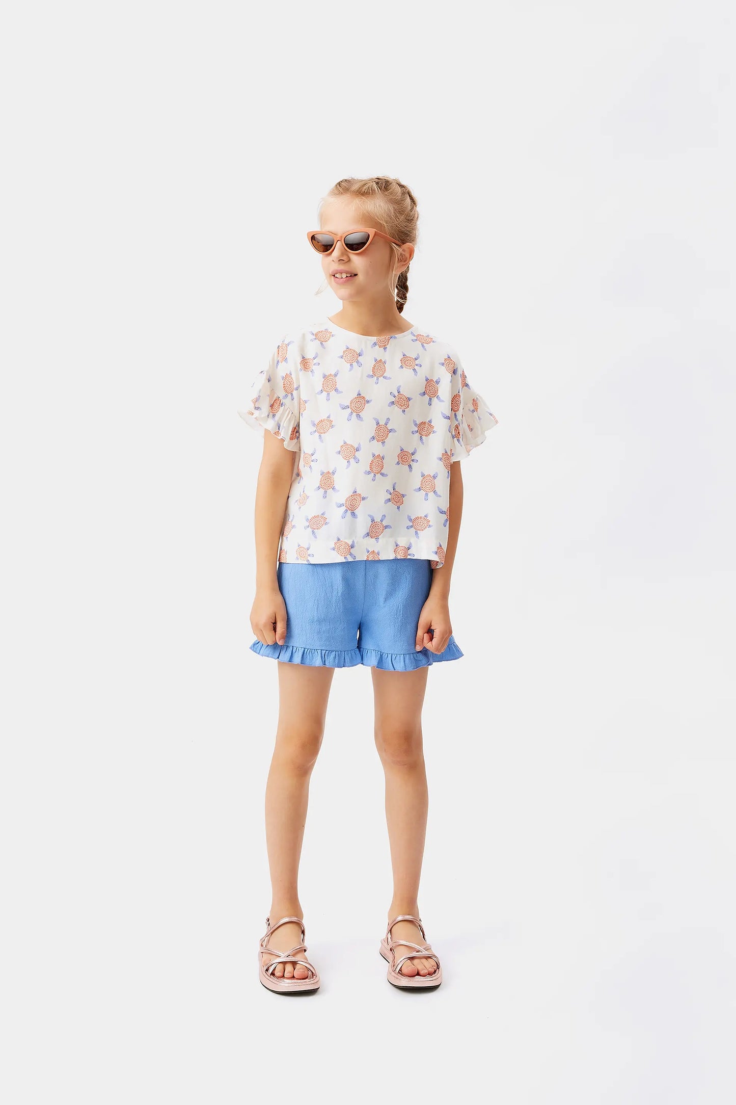 Girl's Rayon LENZING™ ECOVERO™ Tortoise Top