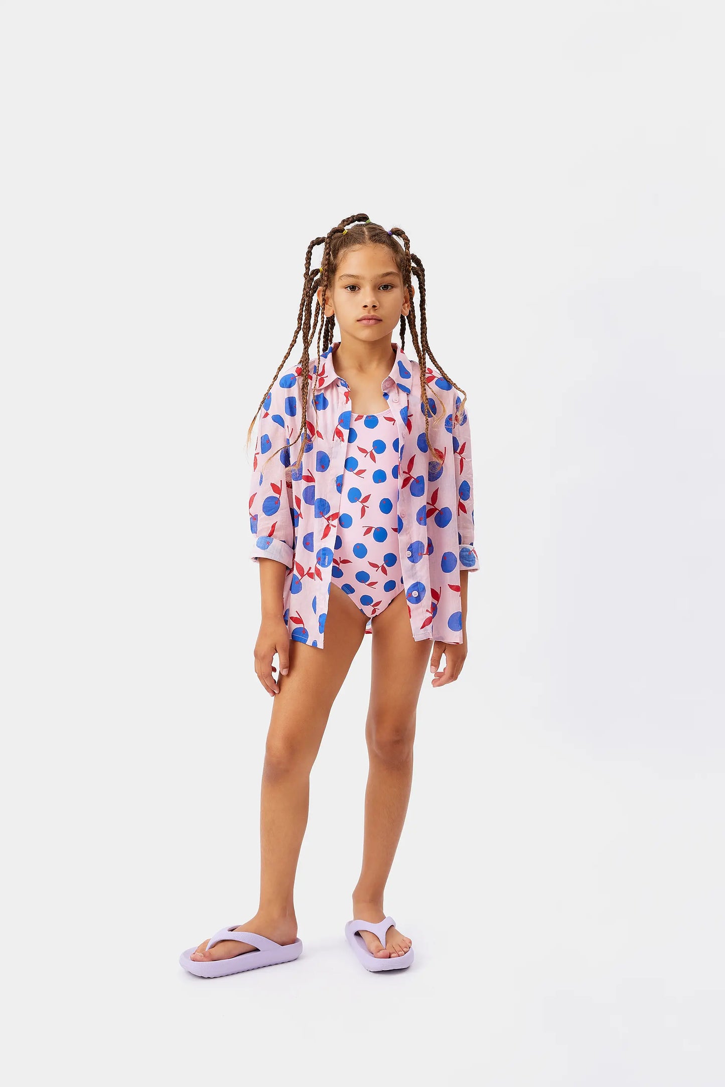 Unisex Yuzu Beach print shirt