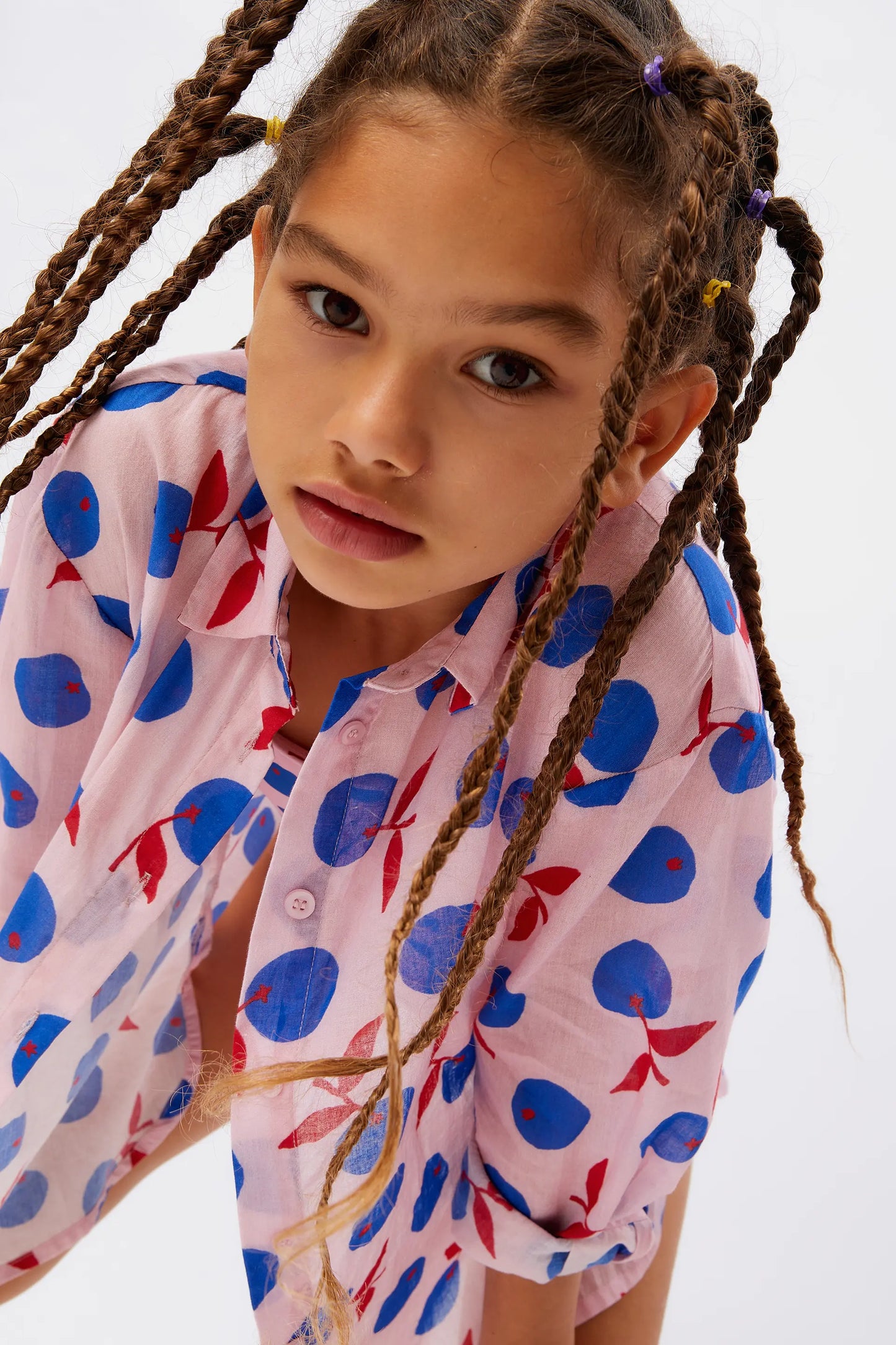 Unisex Yuzu Beach print shirt
