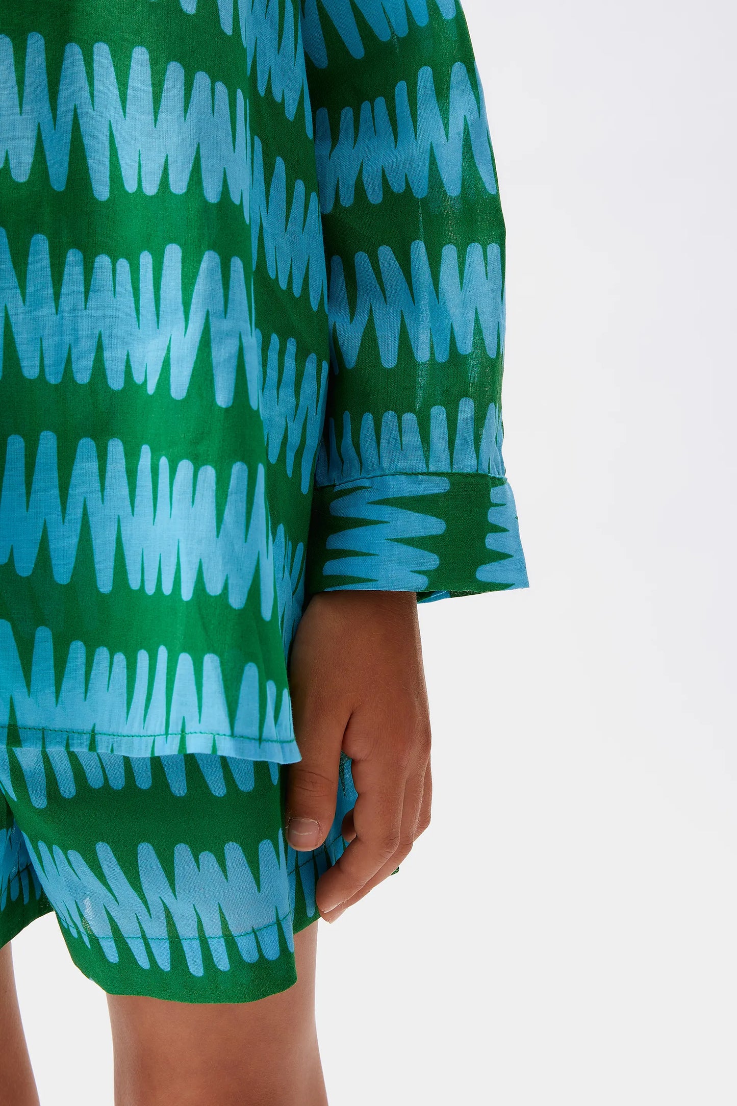 Camisa unisex rayas Summer Vibes verde