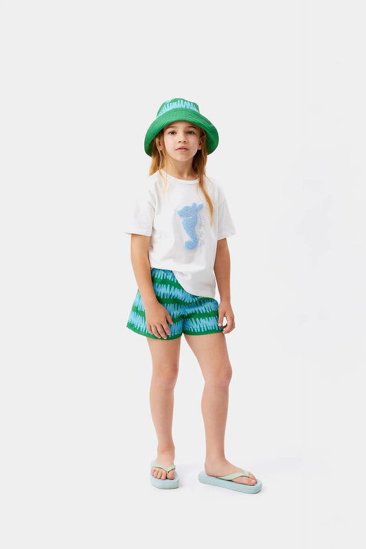 Shorts da bambina a righe Summer Vibes