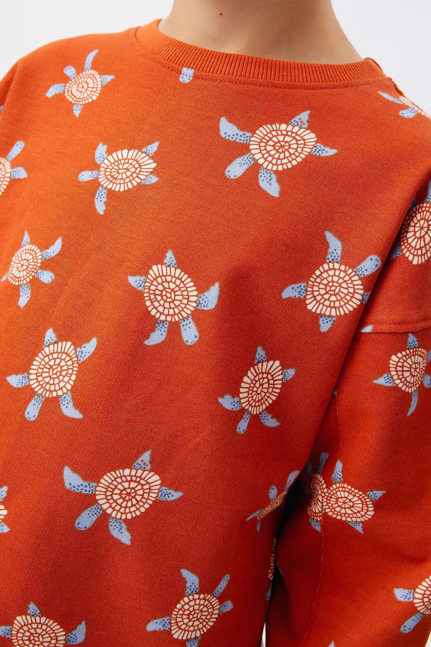 Sudadera unisex estampado de tortugas
