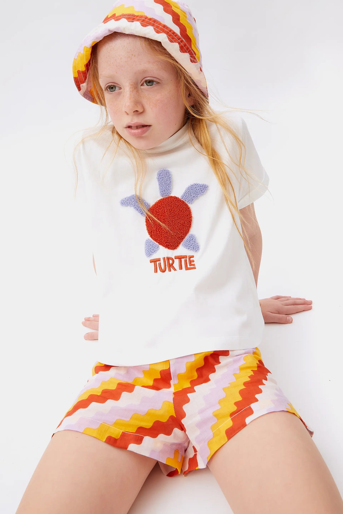 Camiseta unisex print tortuga blanca