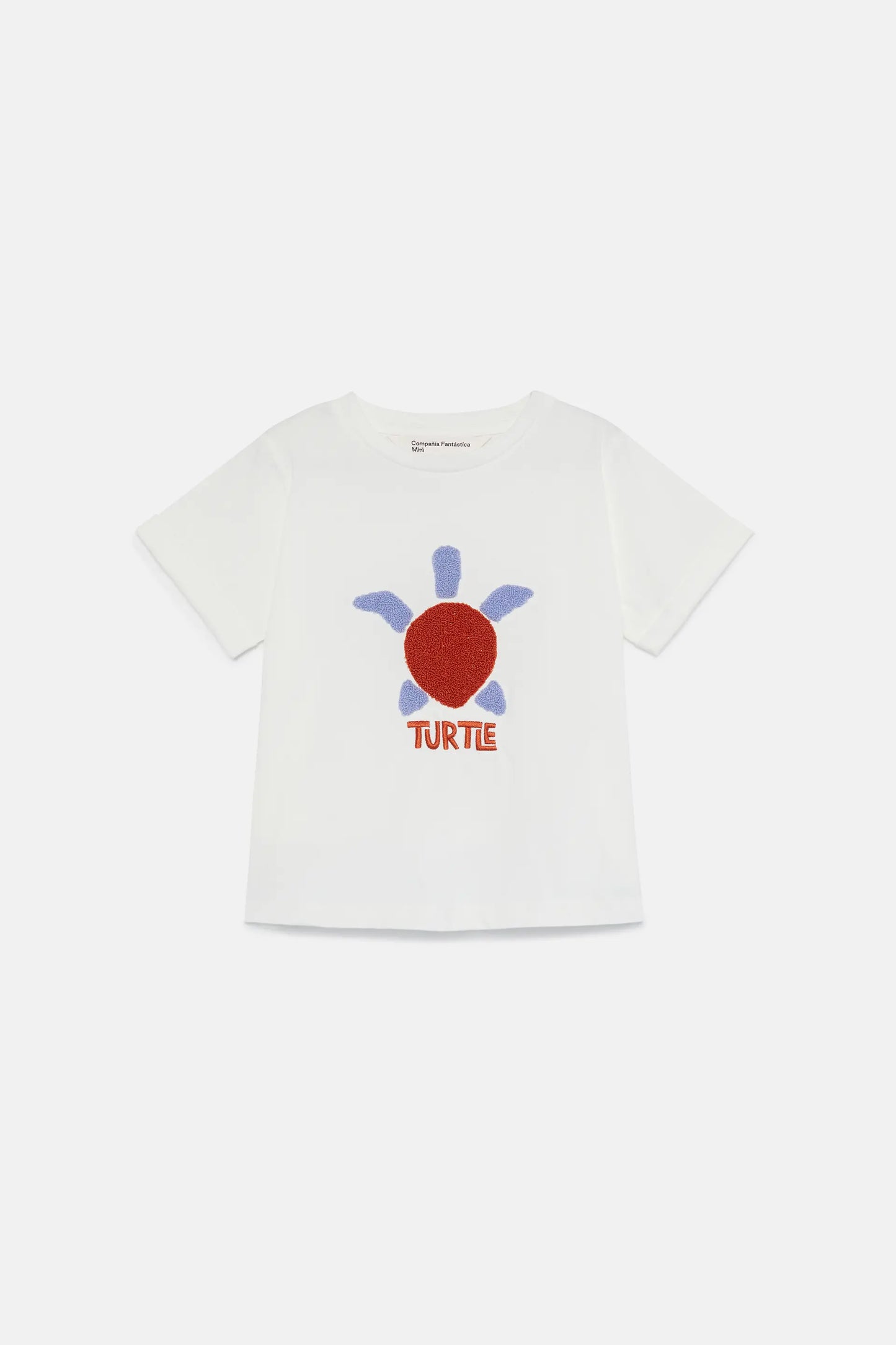 Camiseta unisex print tortuga blanca