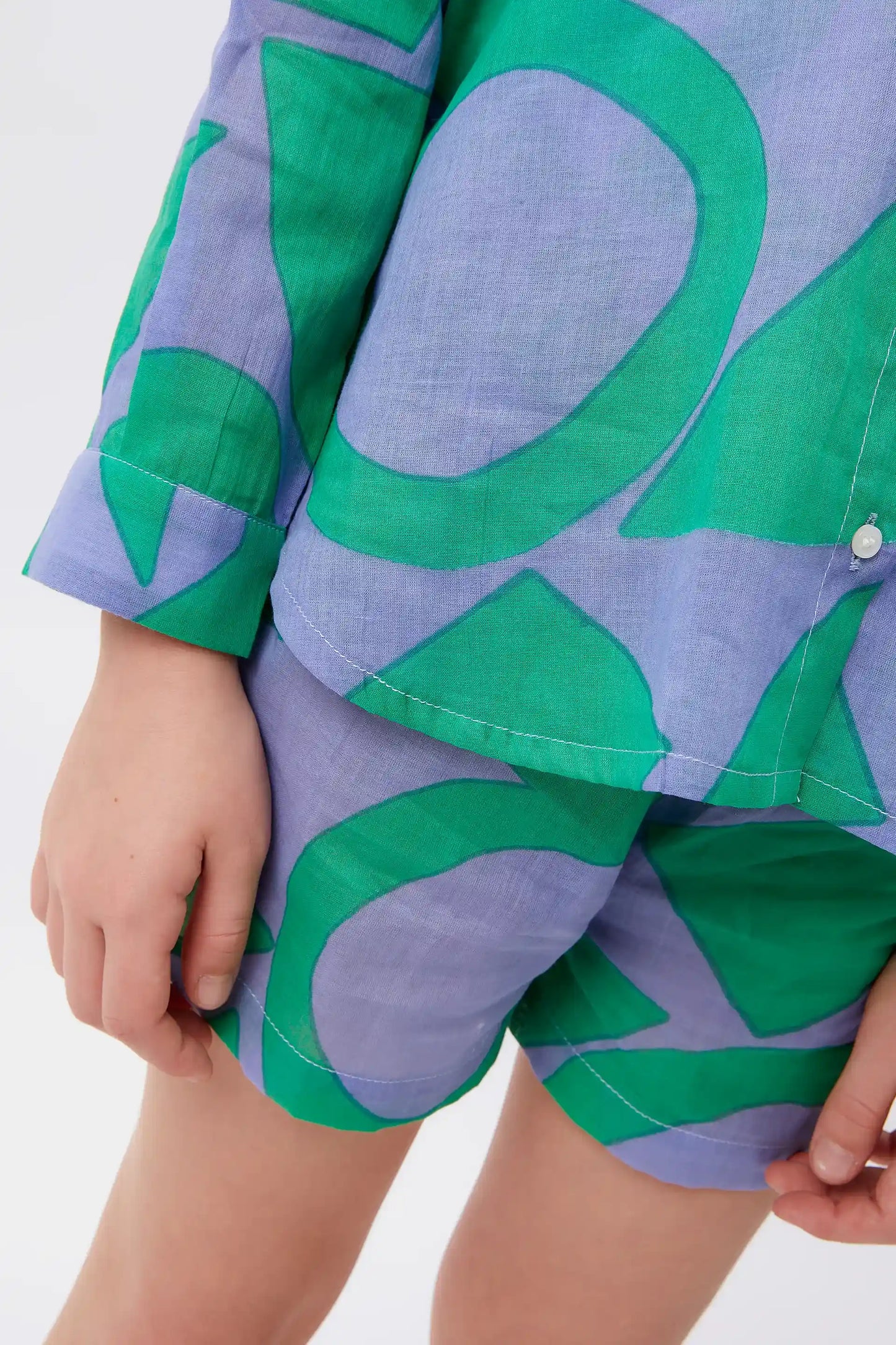 Camisa unisex geométrico Afrik