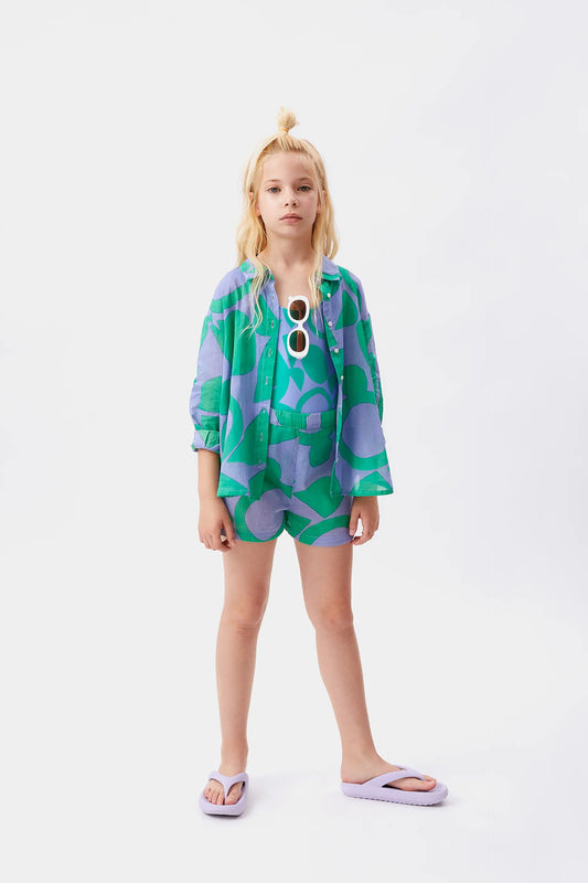 Shorts geometrici da ragazza africani