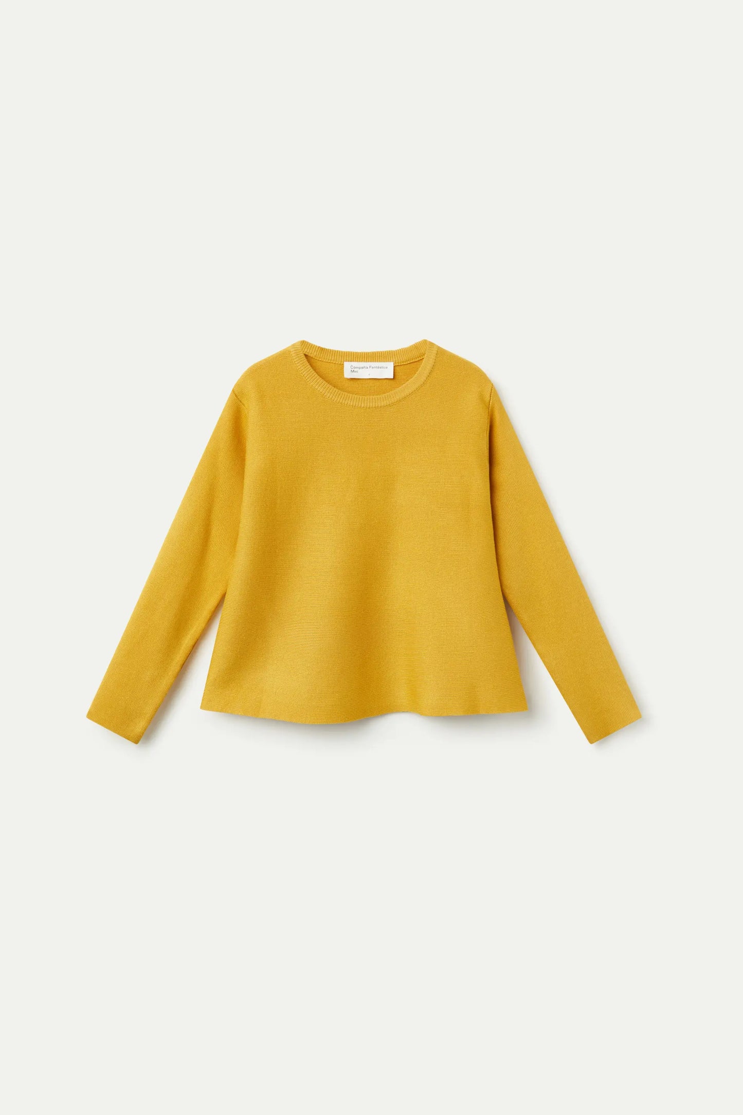 Unisex yellow knit sweater