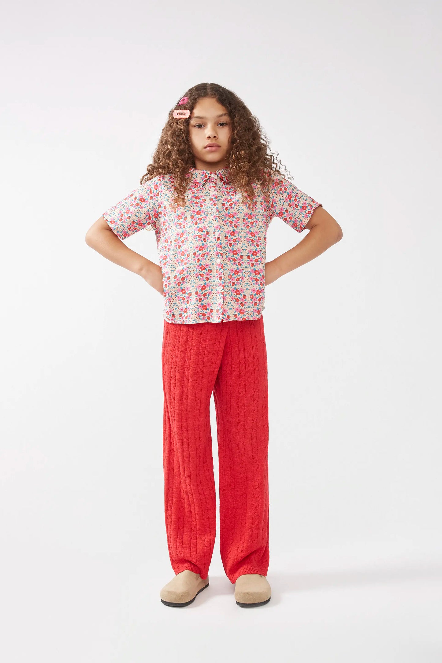 Sugar print girl's shirt