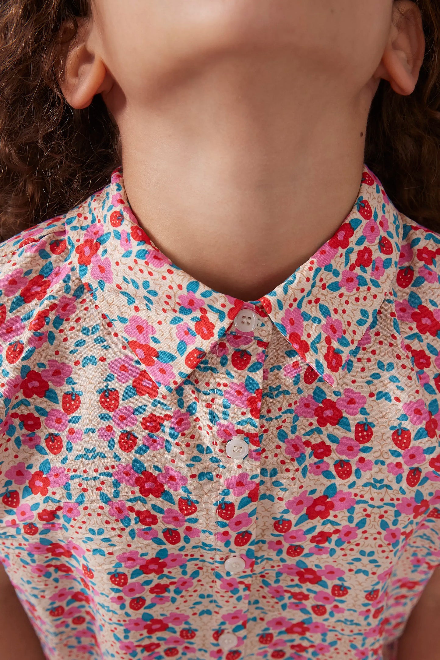 Sugar print girl's shirt