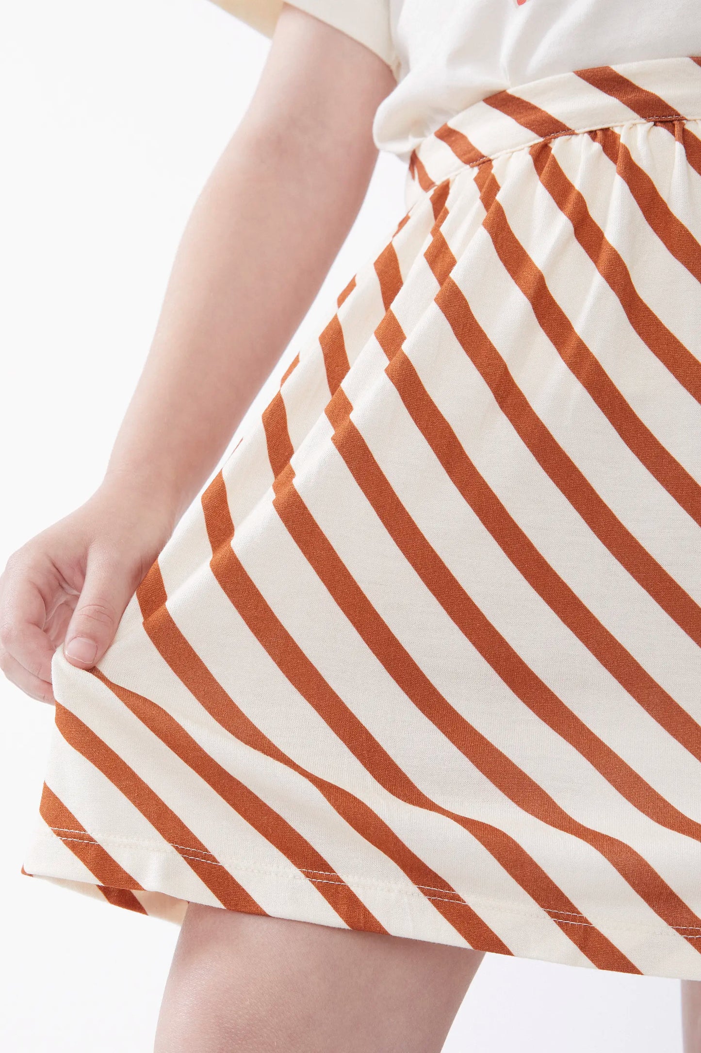 Bongo striped short skirt for girls