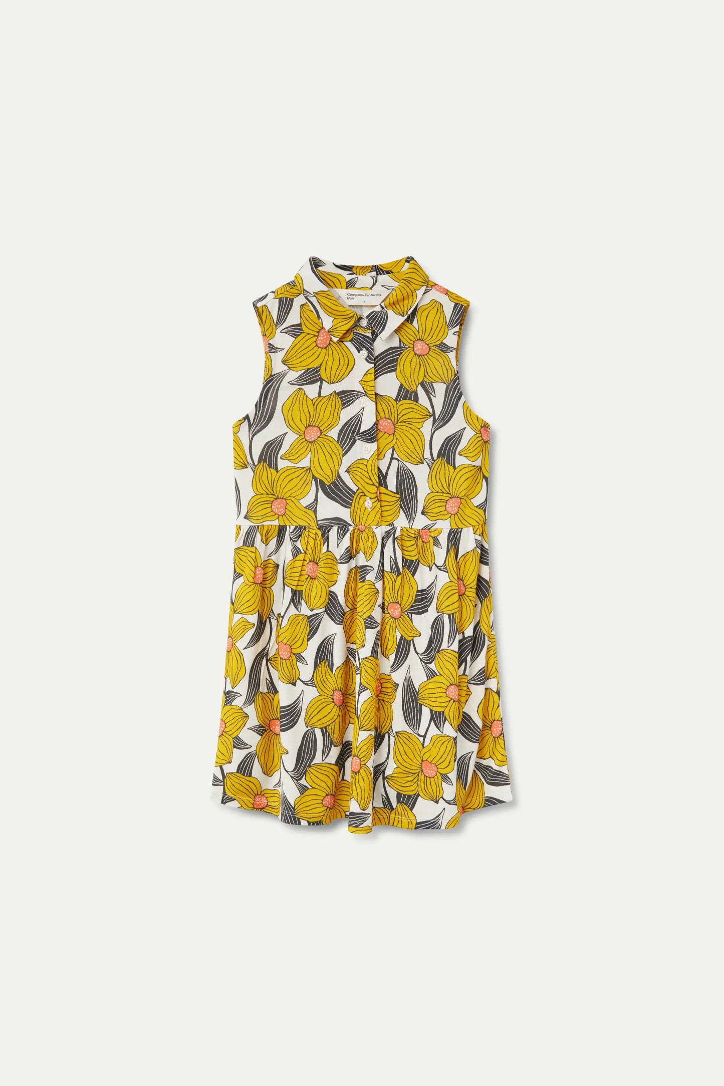 Short dress for girls with floral print Narciso