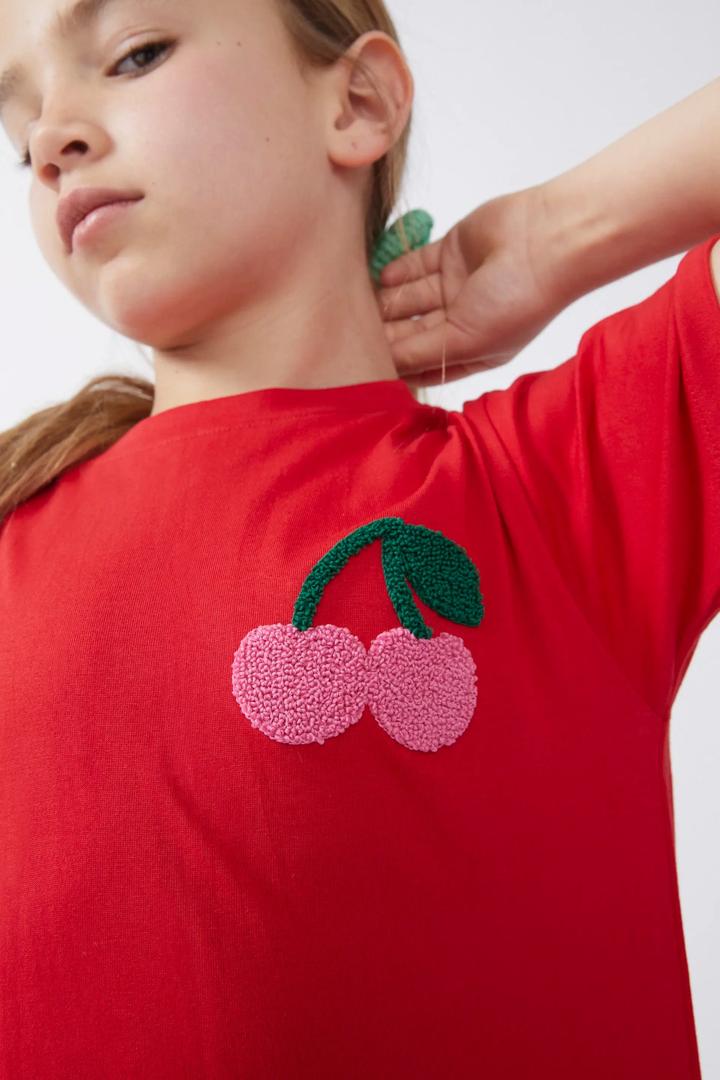 Unisex cherry print t-shirt