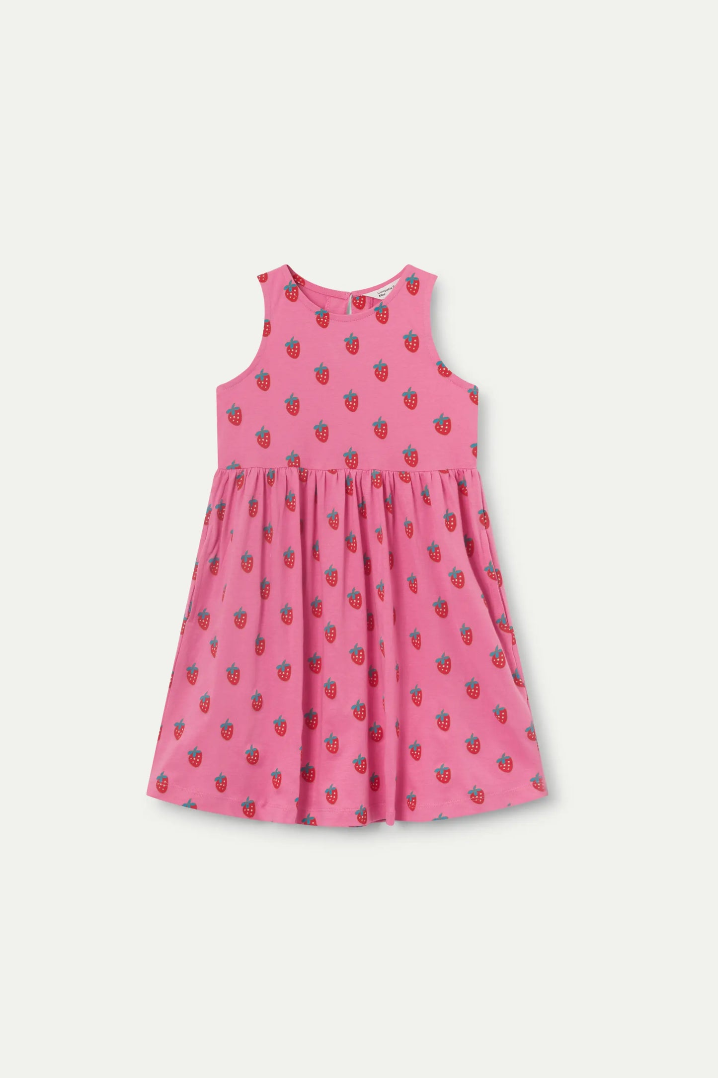 Vestido corto de niña sin mangas estampado Sugar
