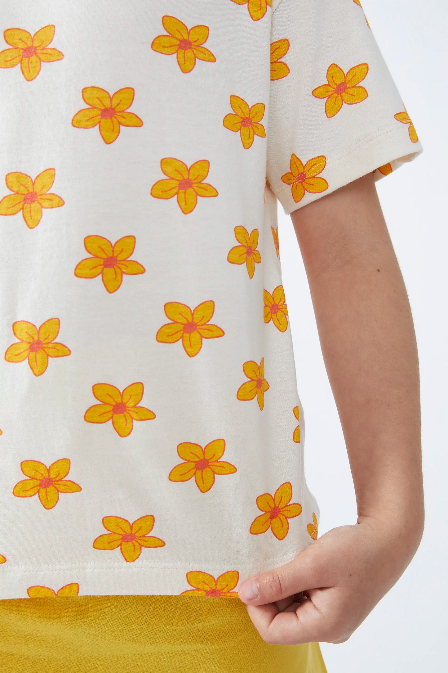 Unisex floral print t-shirt