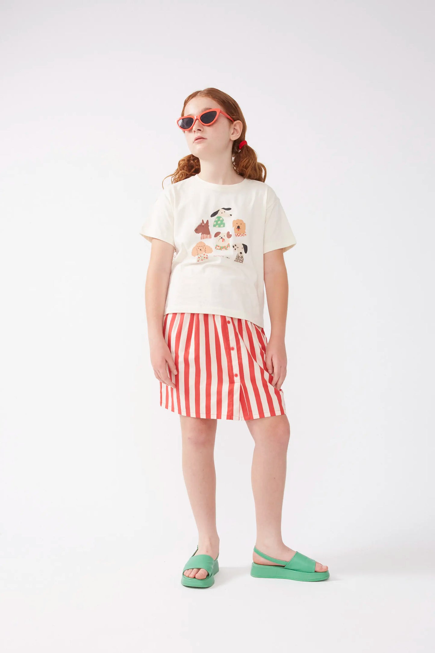T-shirt unisex con stampa di cane