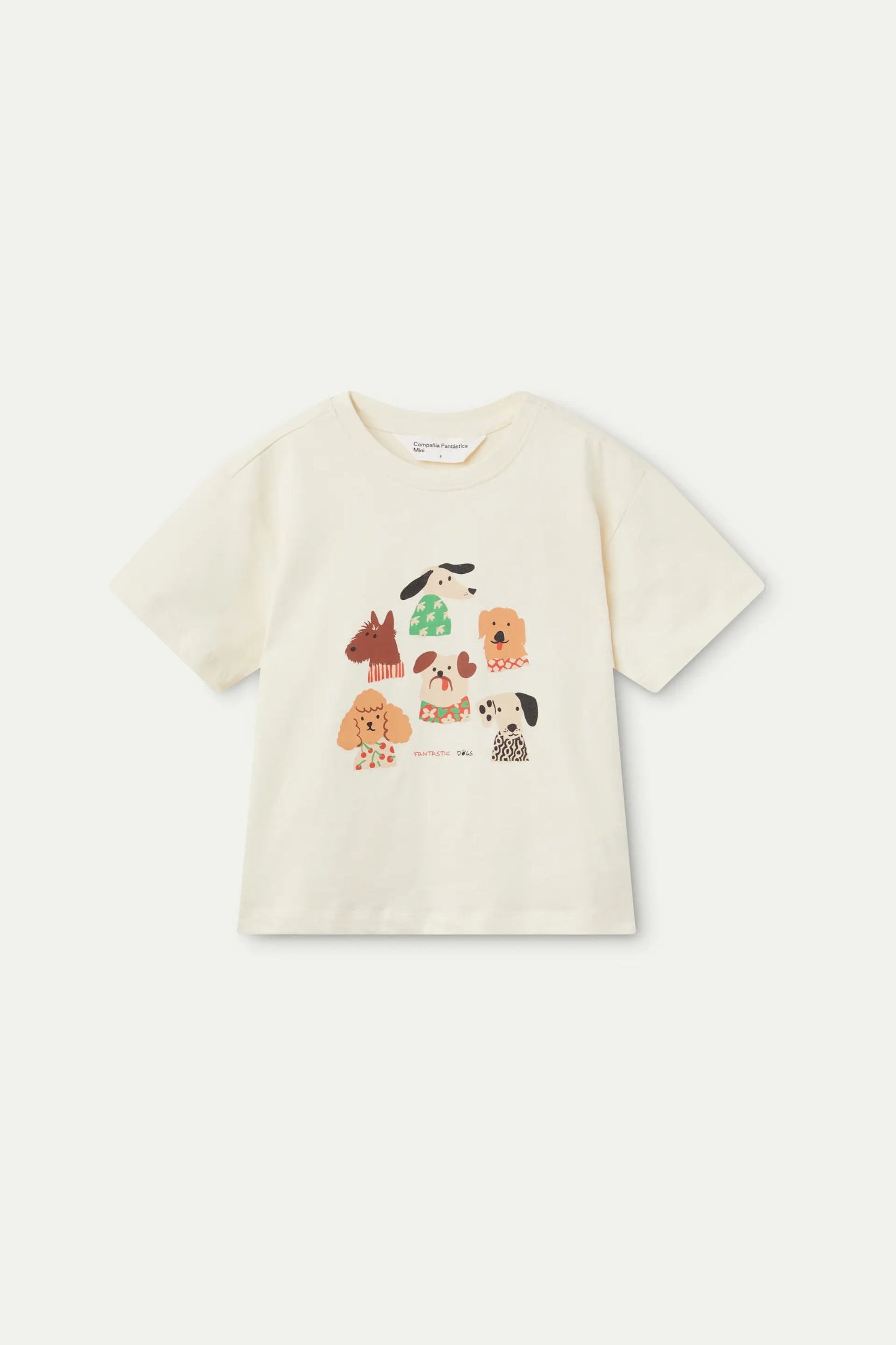 T-shirt unisex con stampa di cane