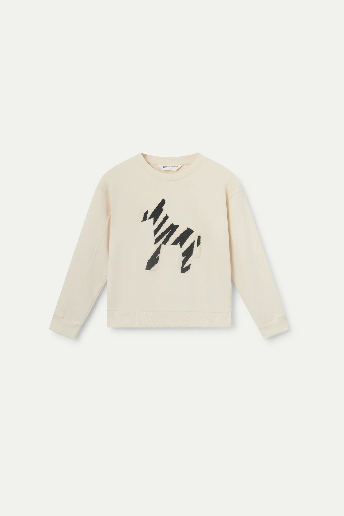 Sudadera unisex print cebra