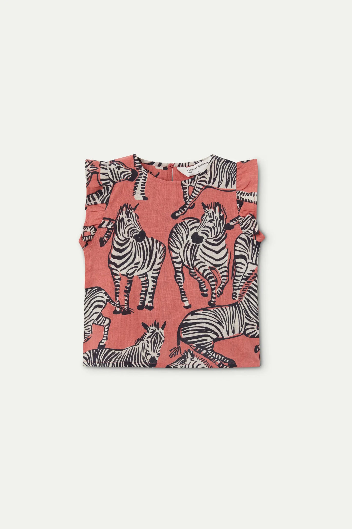 Top de niña estampado cebras